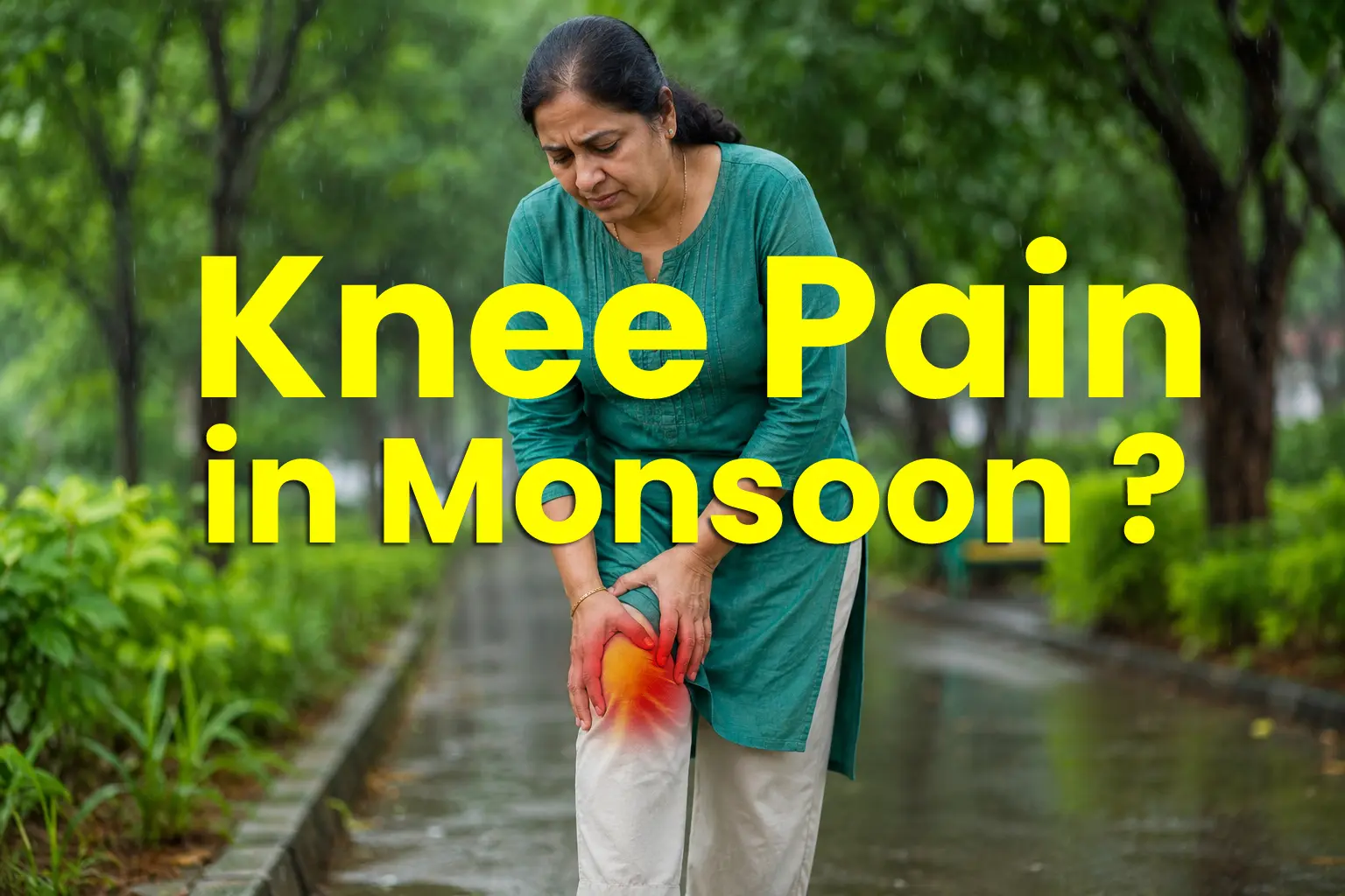 Why Does Knee Pain Increase During Monsoon